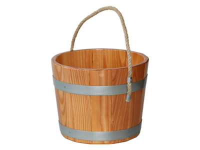 Saunaspand | Lærk | 5 l | Forseglet | m/reb | Finnsa