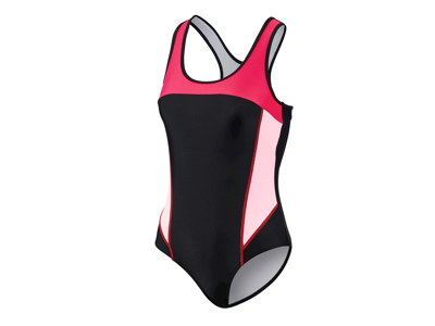 Badedragt til kvinder | Sort m/farveblokke | BECO