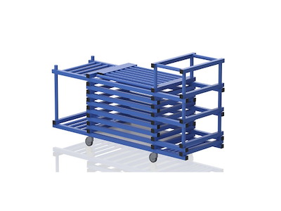 Vogn u/låg 184 x 69 x 111 cm | TH2(S)NDL | Vendiplas