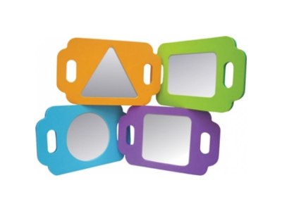 Spejle i skum m/håndtag 4 stk | EduShape