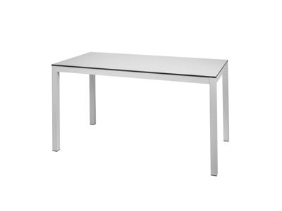 Bord i alu/laminat 130 x 80 cm | Brunei | Balliu