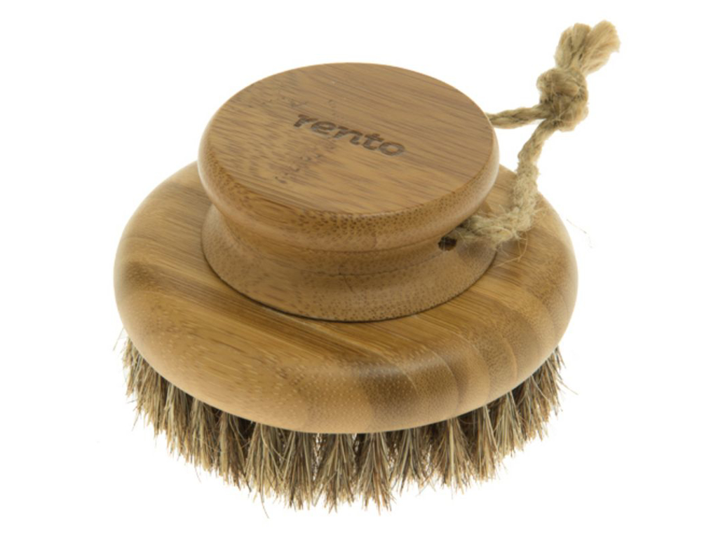 Kropsbørste | Bambus og naturhår | Rund | Finnsa