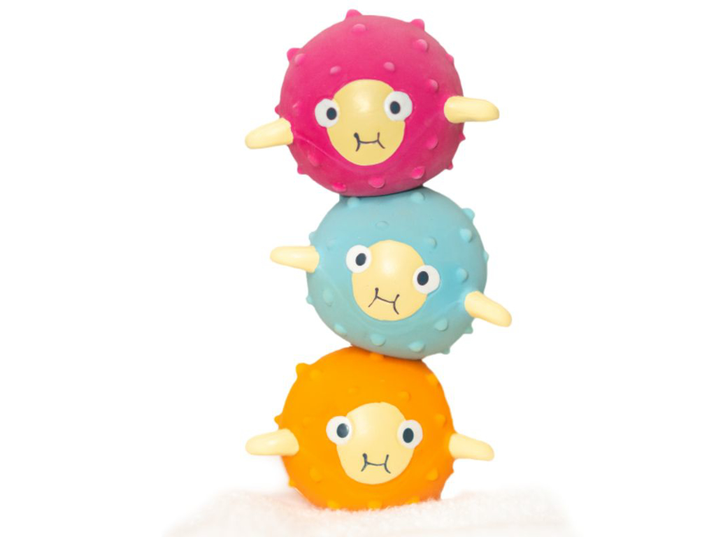 Badedyr "Puffer Fish" i latex 3 stk | Splash About