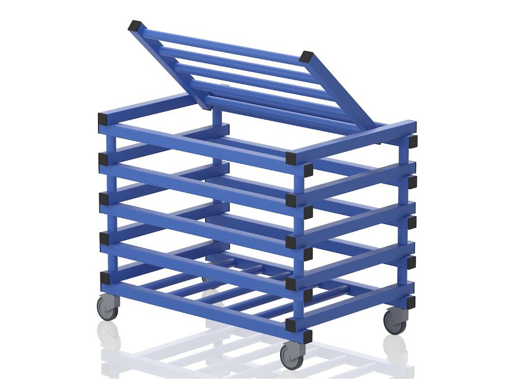 Vogn m/låg 104 x 69 x 84 cm | TD(S) | Vendiplas