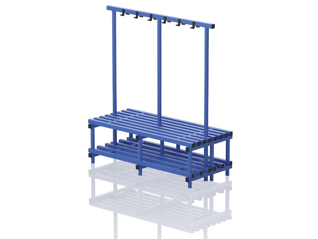 Bænk m/knagerække 150 x 71 x 170 cm | BH1500/710 | Vendiplas