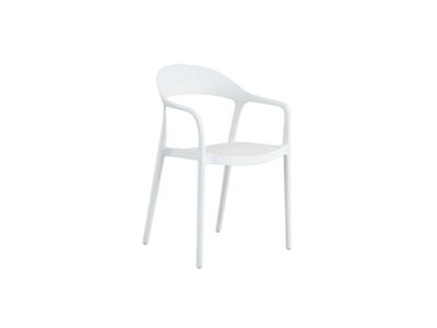 Stol i plast med armlæn | Duna | Balliu