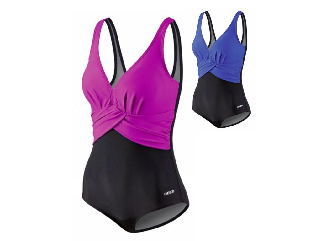 Badedragt t/kvinder | D-skål | Tofarvet | BECO