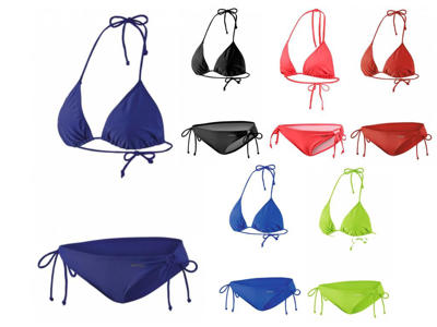 Bikini t/kvinder | Ensfarvet | BECO