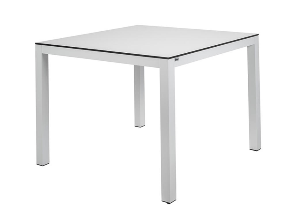 Bord i alu/laminat 80 x 80 cm | Brunei | Balliu