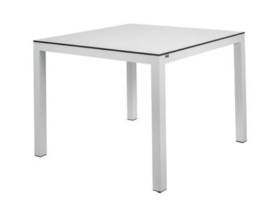 Bord i alu/laminat 80 x 80 cm | Brunei | Balliu