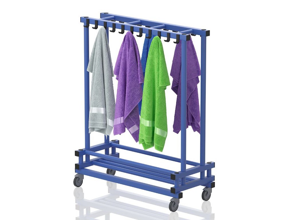 Vogn t/håndklæder 118 x 51 x 148 cm | MPLT | Vendiplas