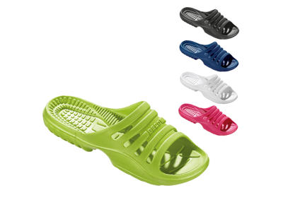 Badesandaler t/damer | Ensfarvet | Str. 36-41 | BECO