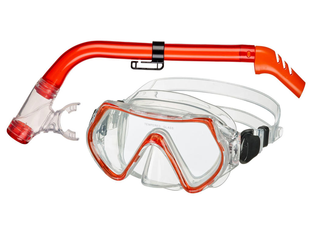Snorkelsæt t/børn | +4 år | "Ancona" | Hærdet glas | BECO