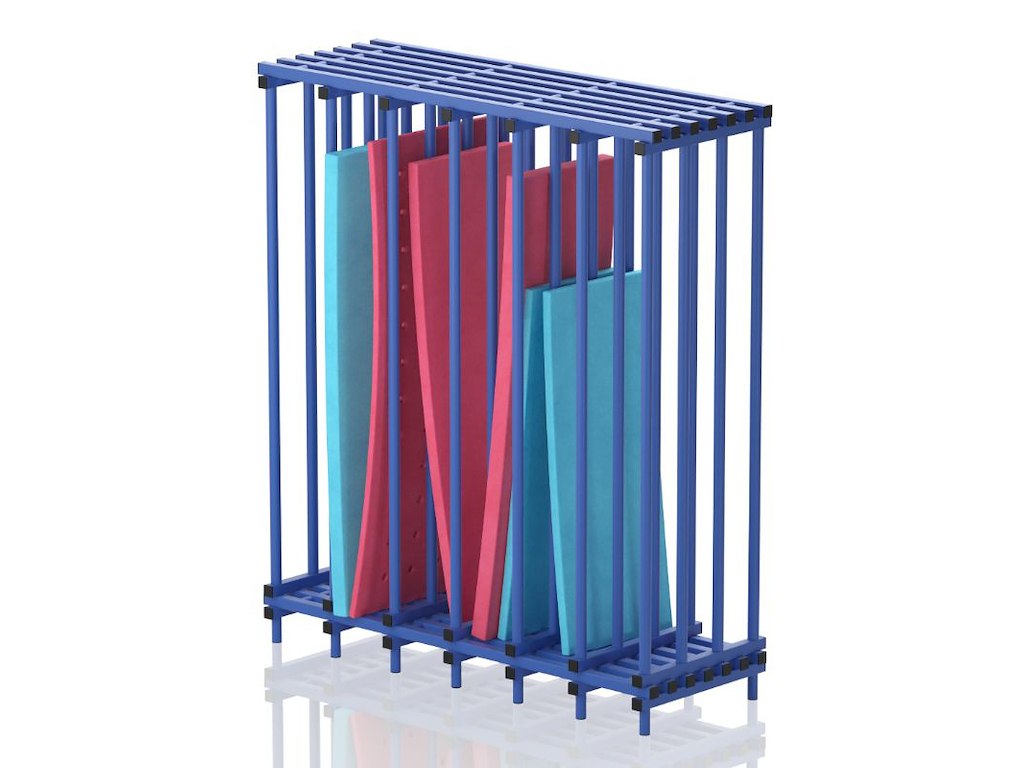 Reol m/6 skillerum 200 x 73 x 230 cm | S(PR)2000 | Vendiplas