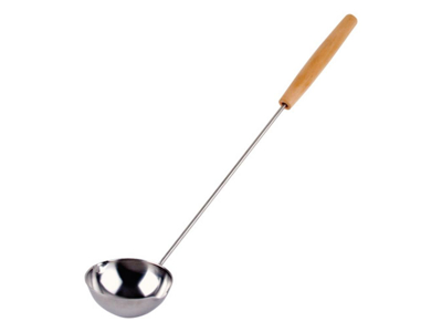 Sauna-øse | Rustfrit stål/bøg | 300 ml | 58 cm | Finnsa