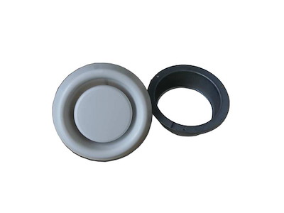 Tallerkenventil t/udsugningsventilator | Plast | EOS