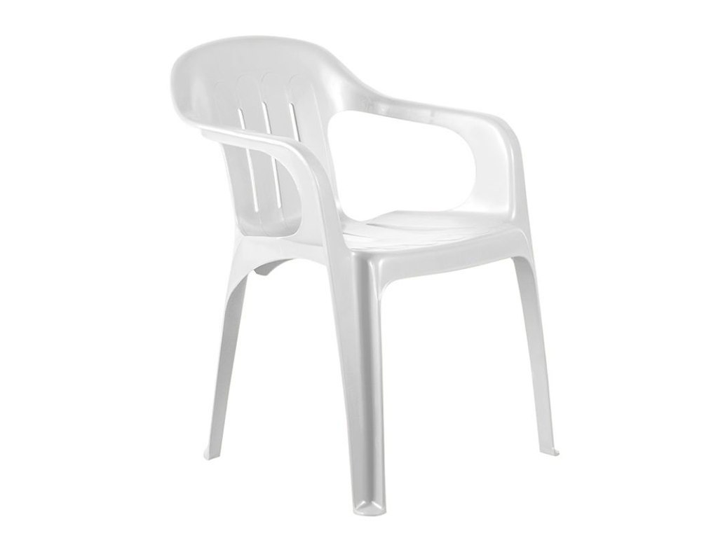 Stol i plast m/armlæn | Selva | Balliu