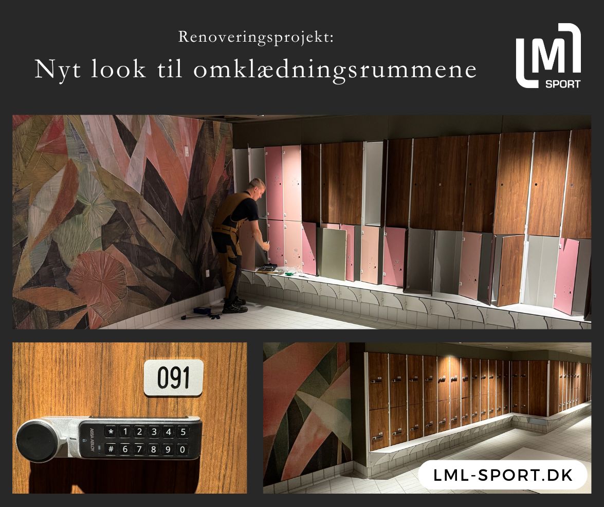 Detalje af opgraderet skab med ny lås