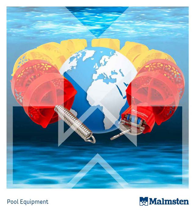 Forside på Malmsten Pool Equipment katalog