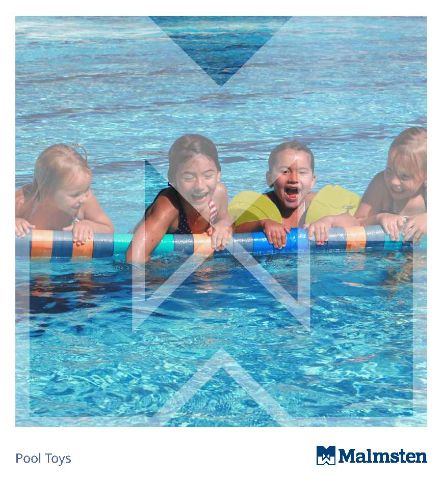 Forside på Malmsten Pool Toys katalog