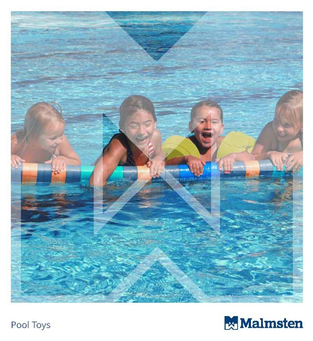 Forside på Malmsten Pool Toys katalog