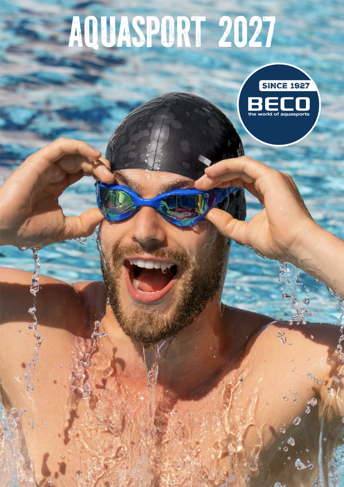 Forside på BECO Aquasport 2027 katalog